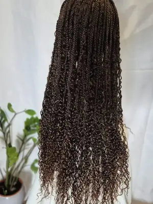 Perruque synthétique tresses goddess 7