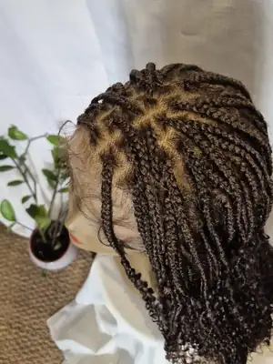 Perruque synthétique tresses goddess 8