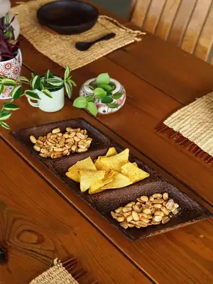Plat trois compartiments