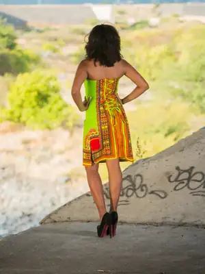 Robe Dashiki bustier (4 coloris) 6