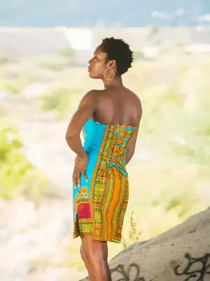 Robe Dashiki bustier (4 coloris) 8