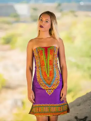Robe Dashiki bustier (4 coloris) 17
