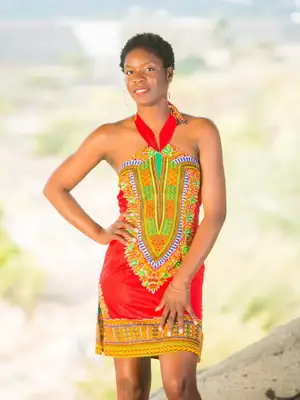 Robe Dashiki Croisée (4 coloris) 11