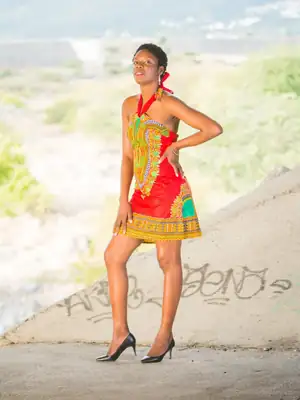 Robe Dashiki Croisée (4 coloris) 12