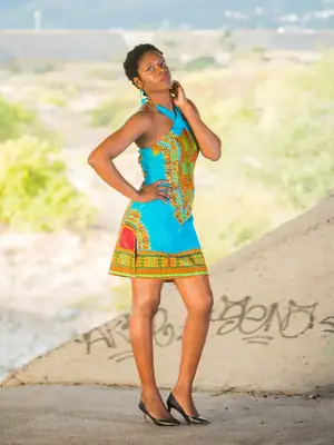 Robe Dashiki Croisée (4 coloris) 4