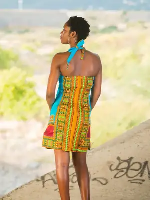 Robe Dashiki Croisée (4 coloris) 6