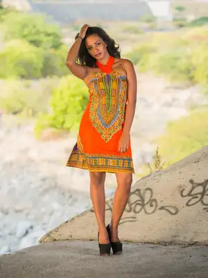 Robe Dashiki Croisée (4 coloris) 8