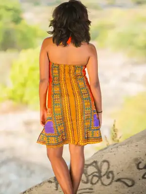 Robe Dashiki Croisée (4 coloris) 9
