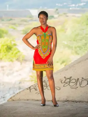 Robe Dashiki Croisée (4 coloris) 10