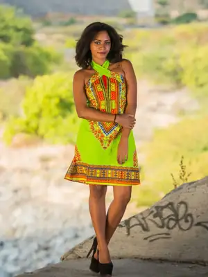 Robe Dashiki Croisée (4 coloris) 14