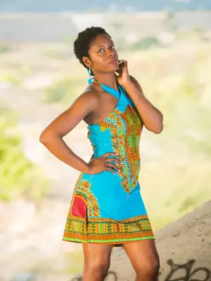 Robe Dashiki Croisée (4 coloris) 15