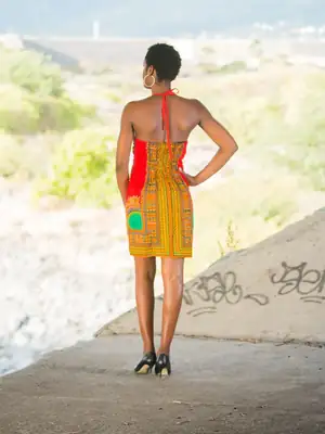 Robe Dashiki décolletée (3 coloris) 3