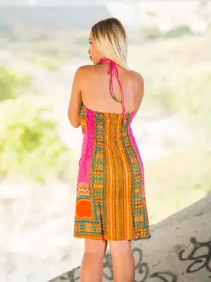 Robe Dashiki décolletée (3 coloris) 10