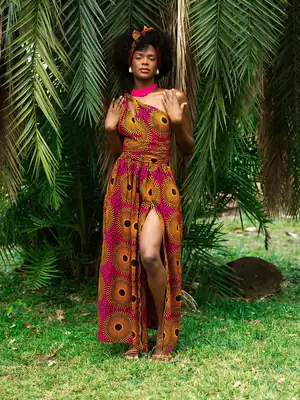 Robe Infinity Aïda rose
