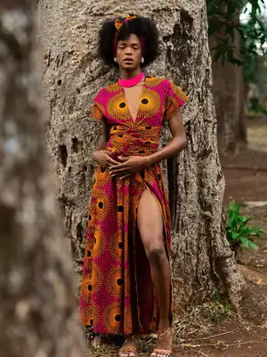 Robe Infinity Aïda rose