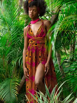 Robe Infinity Aïda rose 3