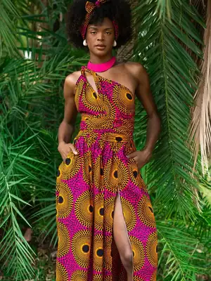 Robe Infinity Aïda rose 4
