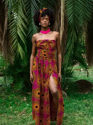 Robe Infinity Aïda rose 5