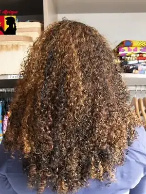 Tissage Big kinky miel