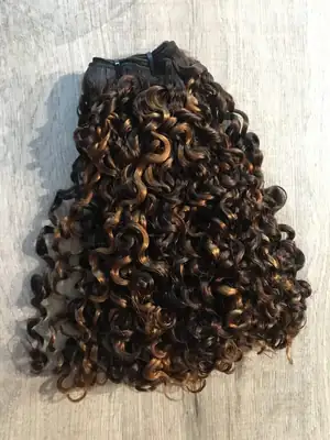 Tissage Big kinky miel 3