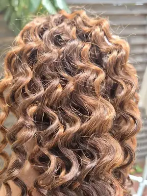 Tissage Deep curl péruvien coloré 3