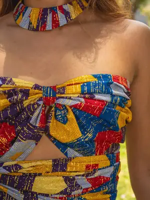 Top bandeau Senia à motif 3