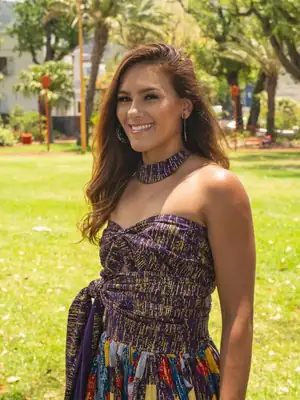 Top bandeau Senia mauve