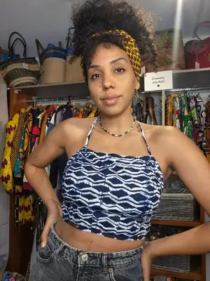 Top dos nu Indigo