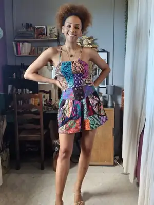Top dos nu Patchwork 9