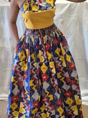 Top dos nu Senia jaune 4