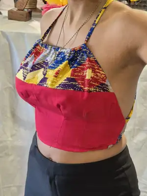 Top dos nu Senia rouge