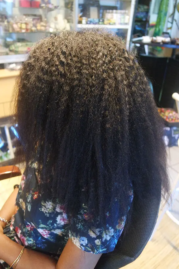 Tissage Kinky lisse