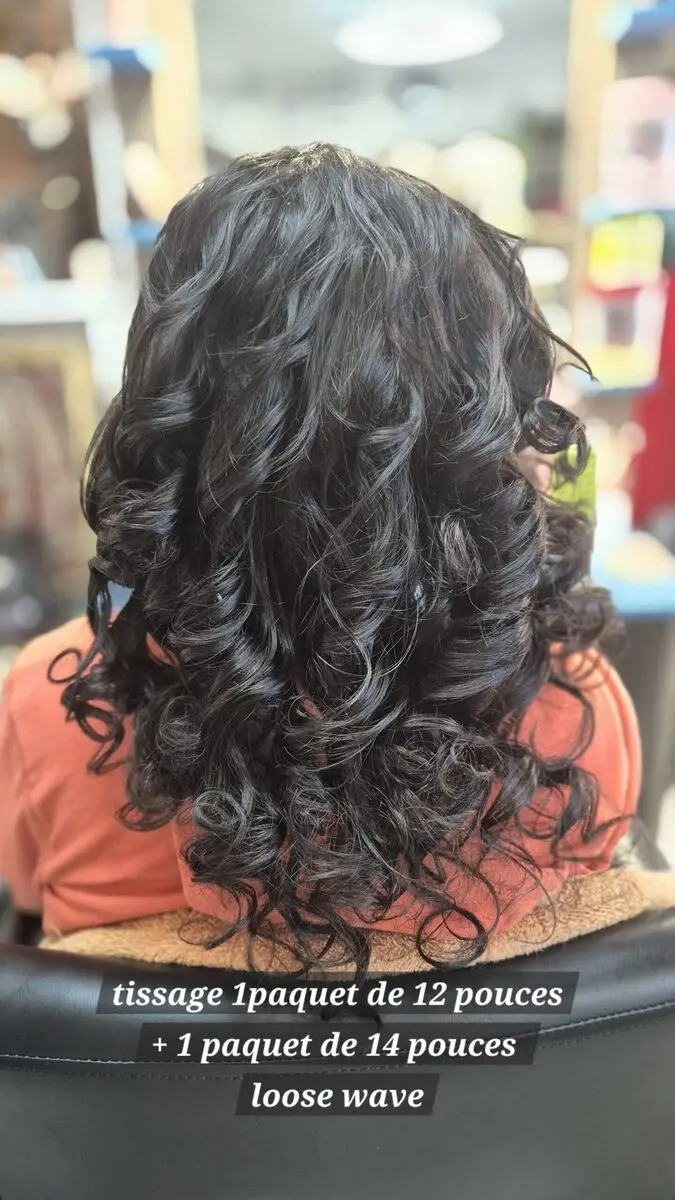 Tissage Loose wave