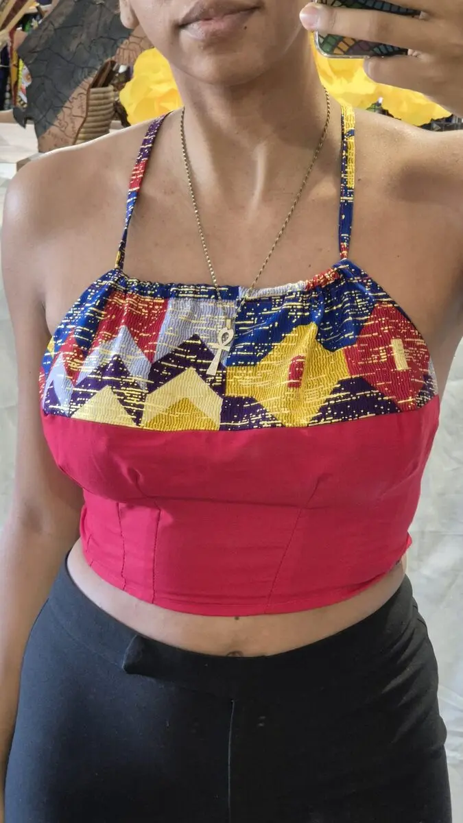 Top dos nu Senia rouge